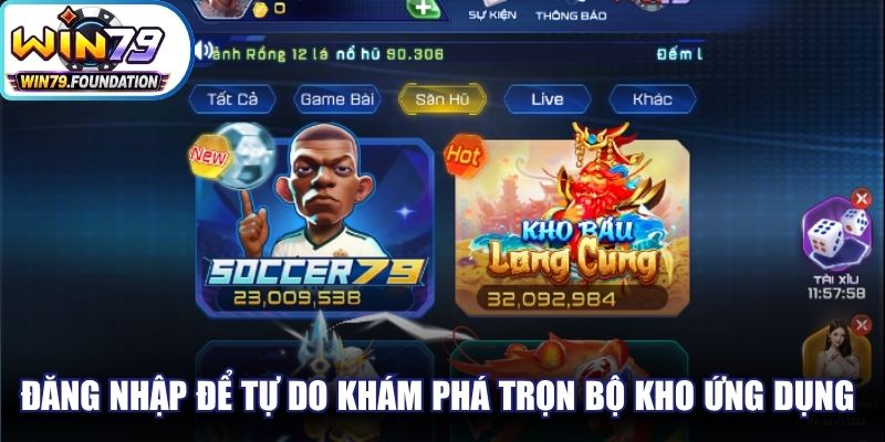 Đăng nhập để tự do khám phá trọn bộ kho ứng dụng giải trí