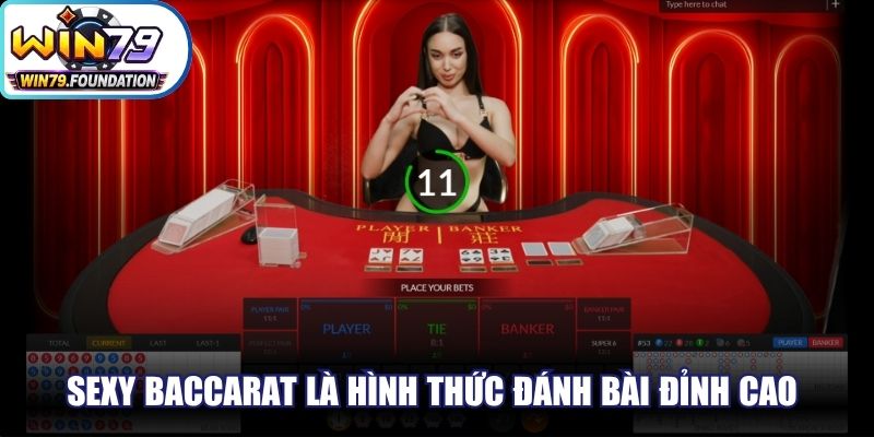 Sexy Baccarat - Game Siêu Hay, Chất Lượng Nên Cá Cược 1 Sexy Baccarat là một hình thức đánh bài đỉnh cao cực kỳ lôi cuốn