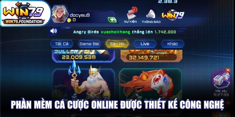 Phần mềm cá cược online được thiết kế trong thời đại công nghệ