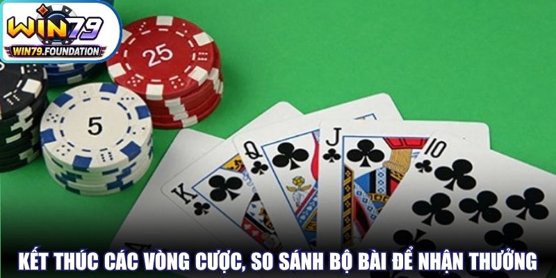 Xì Tố - Siêu Phẩm Đỏ Đen Siêu Hấp Dẫn Đáng Trải Nghiệm 3 Kết thúc các vòng cược, mọi người so sánh bộ bài để nhận thưởng
